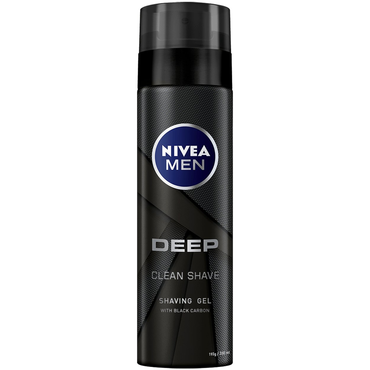 Nivea Men Deep Shaving Gel Black Carbon Προστατευτικό Gel Ξυρίσματος με Άνθρακα, Κατά των Βακτηρίων 200ml