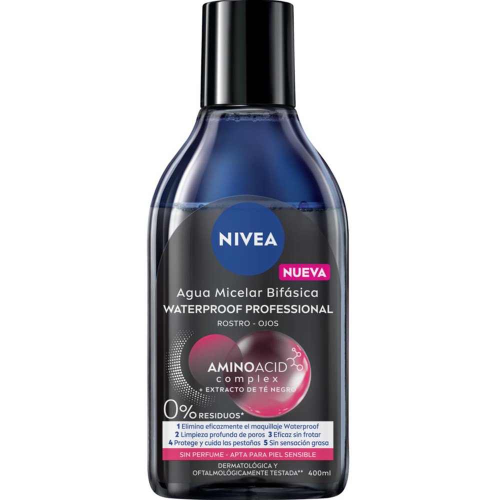 Nivea Micellar Professional Water Μικκυλιακό Νερό Καθαρισμού, Ντεμακιγιάζ Προσώπου & Ματιών 400ml