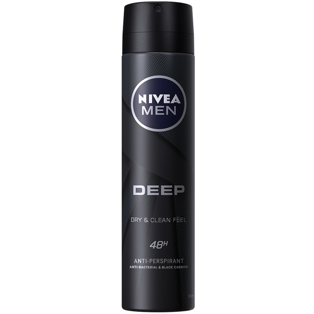 Nivea Men Deep Deodorant Anti-Perspirant 48h Dry & Clean Feel Ανδρικό Αποσμητικό Spray 48ωρης Προστασίας Κατά των Βακτηρίων 150ml