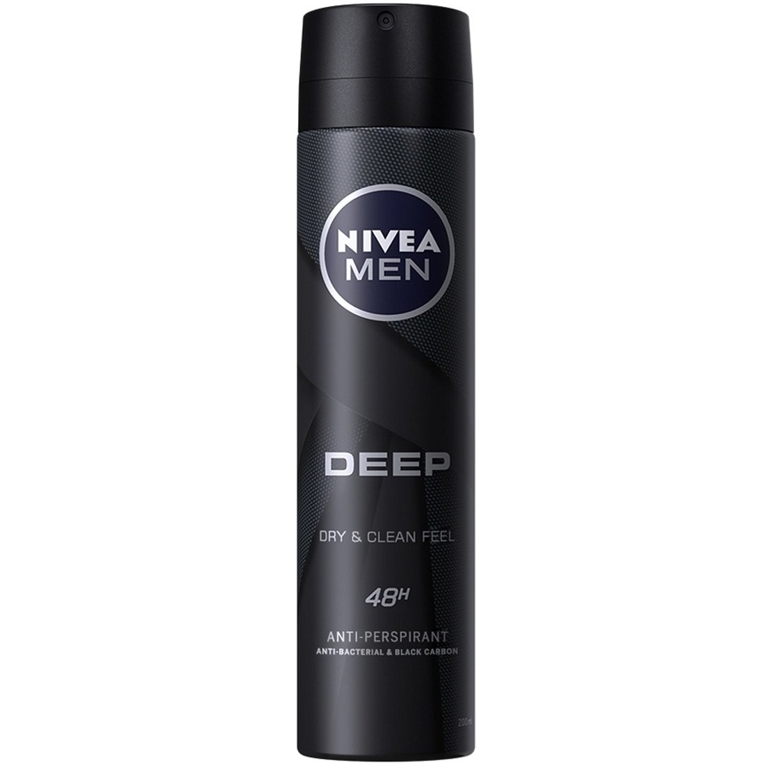 Nivea Men Deep Deodorant Anti-Perspirant 48h Dry & Clean Feel Ανδρικό Αποσμητικό Spray 48ωρης Προστασίας Κατά των Βακτηρίων 150ml