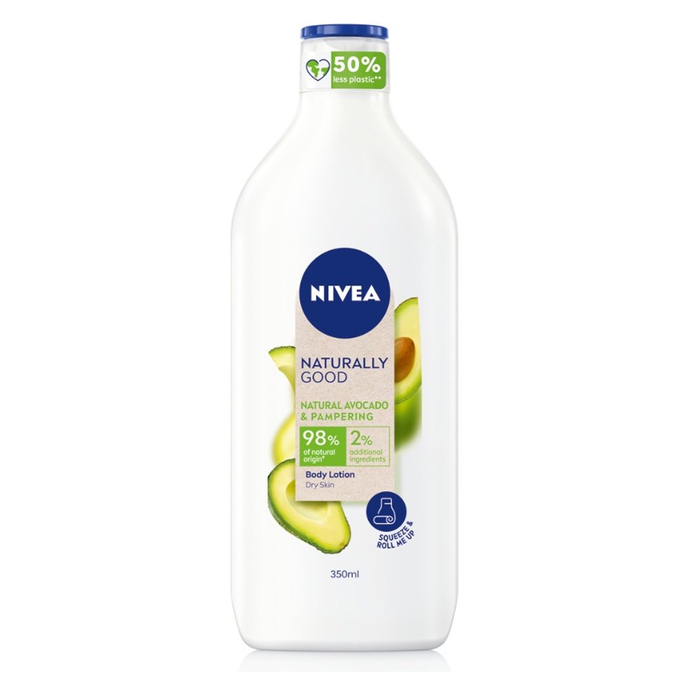 Nivea Body Naturally Good Avocado Lotion Ενυδατική Λοσιόν Σώματος με Αβοκάντο 350ml