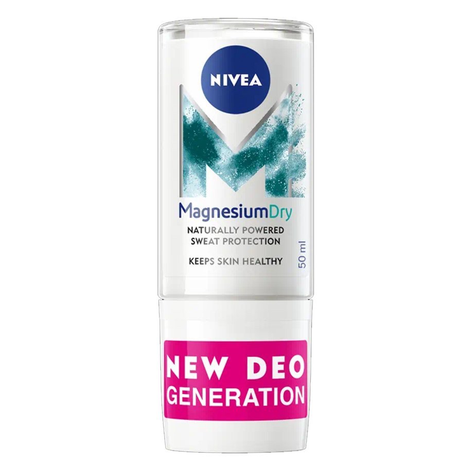 Nivea Magnesium Dry Fresh 48h Protection Roll on Deo Γυναικείο Αποσμητικό με Ενεργό Μαγνήσιο για Προστασία Από τον Ιδρώτα 50ml
