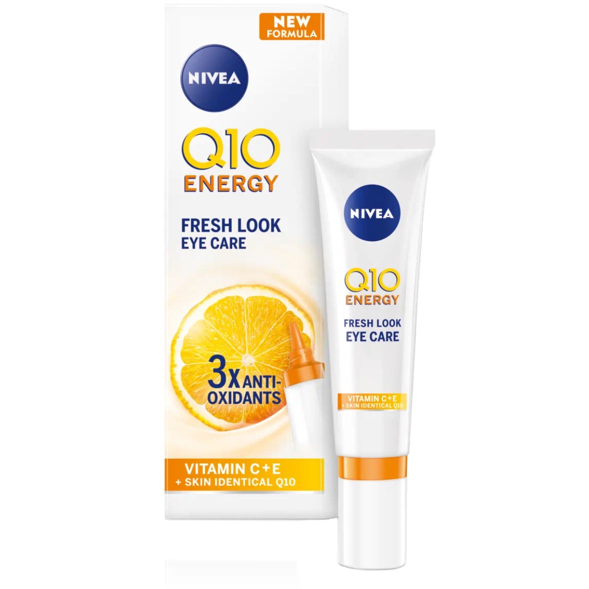 Nivea Q10 Energy Fresh Look Eye Cream Αντιρυτιδική Θεραπεία Ματιών 15ml