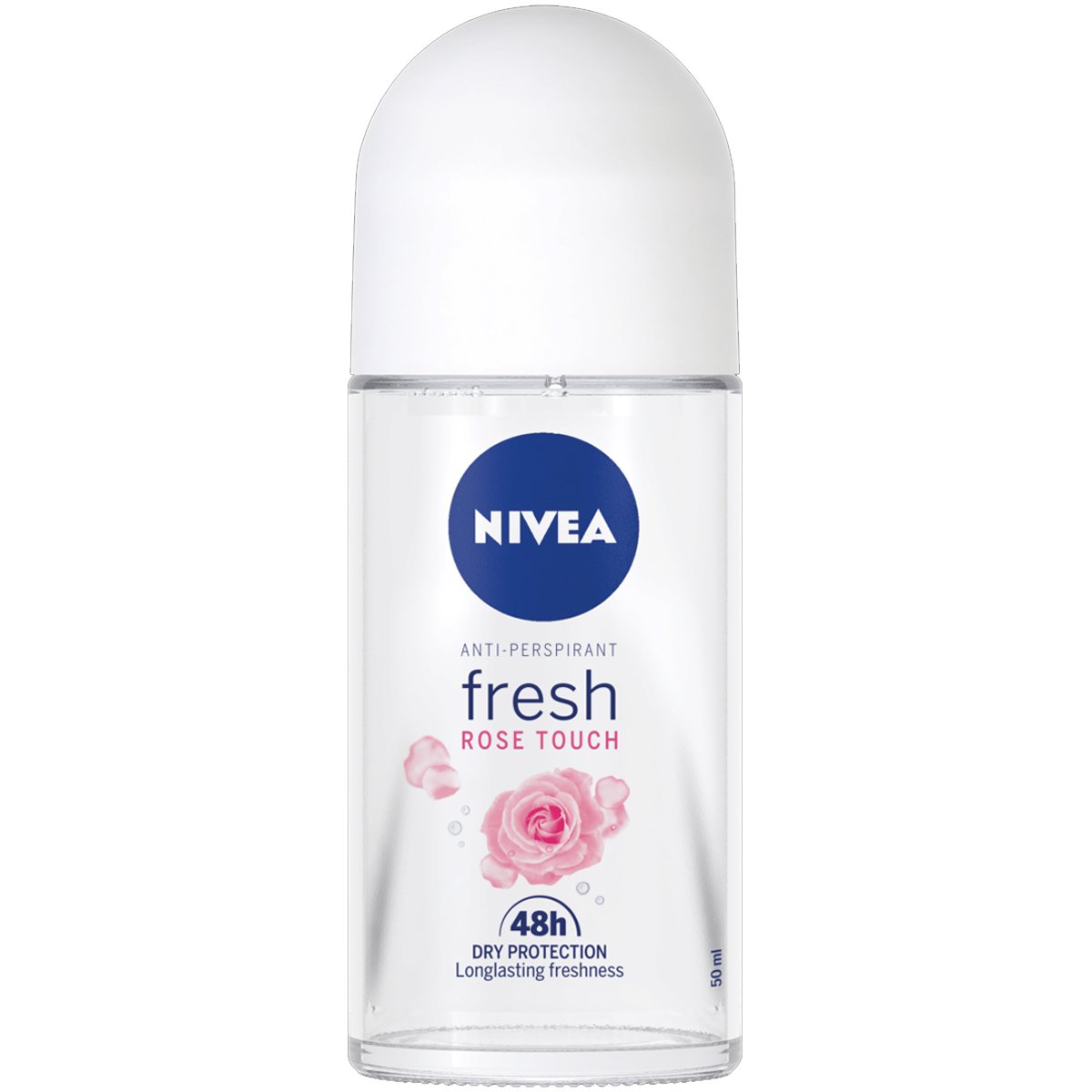 Nivea Fresh Rose Touch Anti Perspirant Roll-on Deo Γυναικείο Αποσμητικό για 48ωρη Αποσμητική Προστασία με Άρωμα Τριαντάφυλλο 50ml