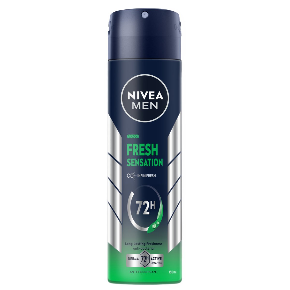 Nivea Men Fresh Sensation 72h Fresh Anti-Perspirant Spray Ανδρικό Αντιιδρωτικό Μεγάλης Διάρκειας σε Μορφή Σπρέι 150ml