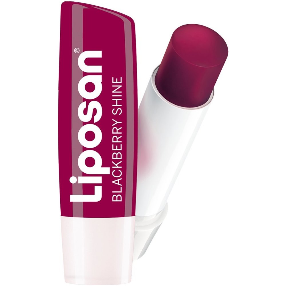 Liposan Liposan Blackberry Shine Lip Balm Ενυδατικό Βάλσαμο Χειλιών με Άρωμα Βατόμουρο για Προστασία & Λάμψη 4.8g