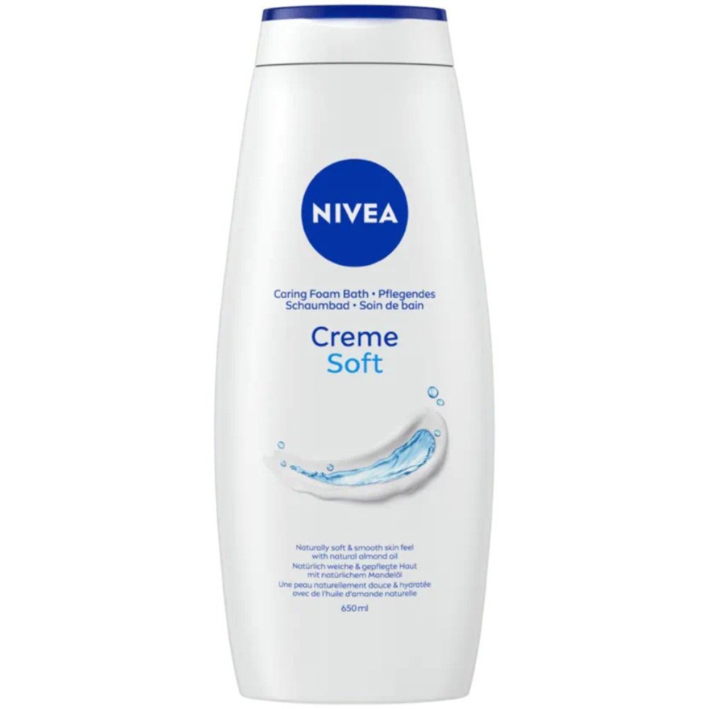 Nivea Creme Soft With Natural Almond Oil Shower Gel Κρεμώδες Αφρόλουτρο με Βιταμίνες C, E & Φυσικά Έλαια με Απαλό Άρωμα 650ml