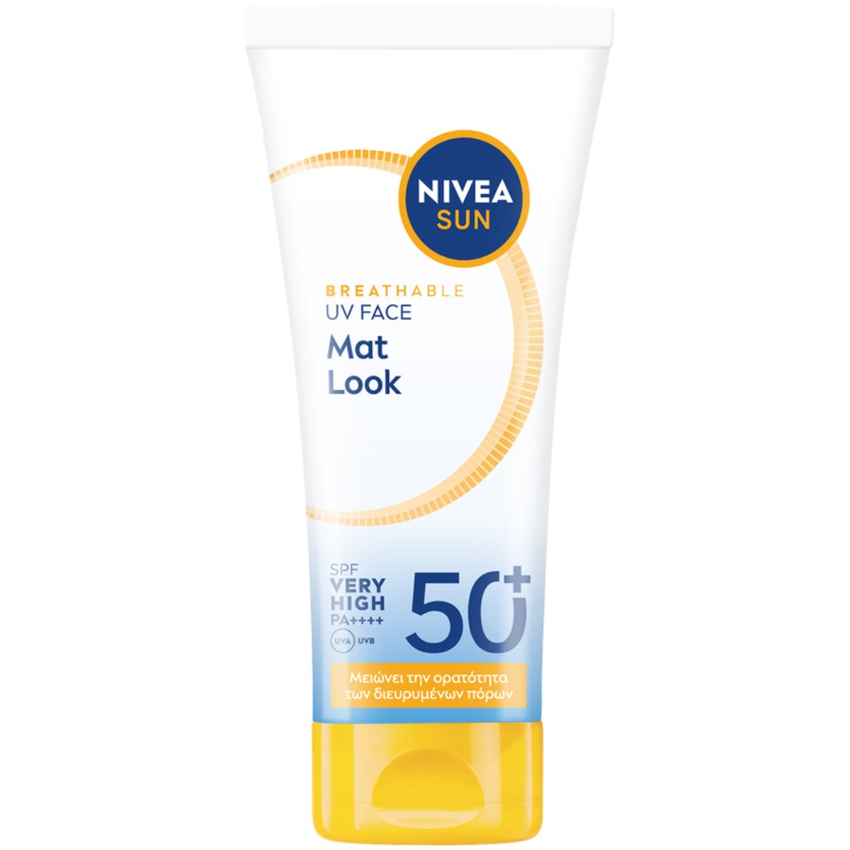 Nivea Sun UV Face Mat Look Spf50+ Cream Αντηλιακή & Ενυδατική Κρέμα Προσώπου Πολύ Υψηλής Προστασίας & Ματ Υφής Κατά της Φωτογήρανσης 40ml