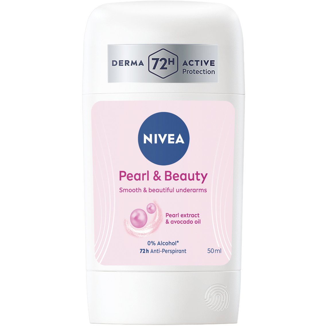 Nivea Pearl & Beauty Deodorant Stick 72h Γυναικείο Αποσμητικό Στικ με Φυσικό Εκχύλισμα Μαργαριταριού & Έλαιο Αβοκάντο για Ενυδάτωση 50ml