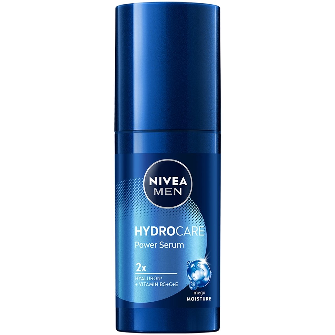 Nivea Men Hydrocare Power Serum Booster Ενυδάτωσης Προσώπου με Υαλουρονικό & Βιταμίνες που Αναπληρώνει την Φυσική Υγρασία της Ανδρικής Επιδερμίδας για 3 Μέρες 30ml