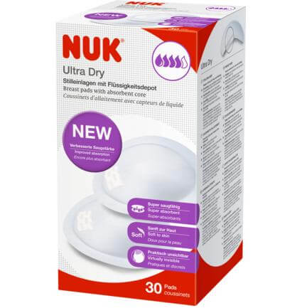 Nuk Ultra Dry Επιθέματα Στήθους 30 τεμάχια 10.252.123