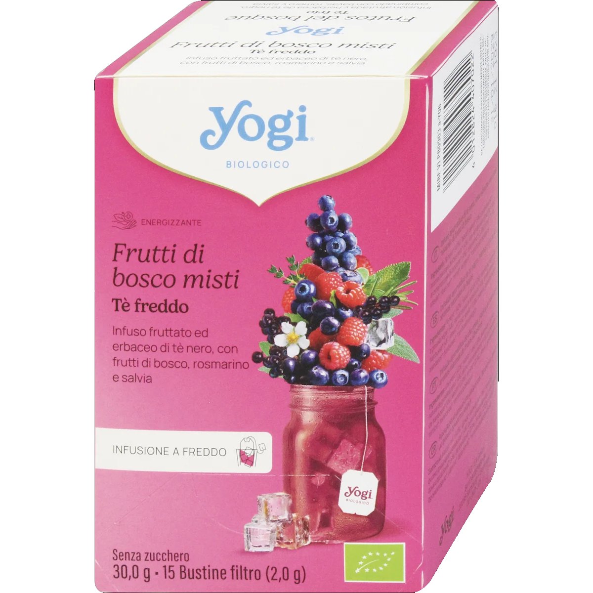 Yogi Cold Brew ΒΙΟ Berry Mix Δροσιστικό Βιολογικό Ρόφημα Βοτάνων με Φρούτα του Δάσους, για Ενέργεια 30g (15 Φακελάκια x 2.0g)