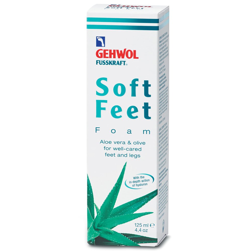 Gehwol Fusskraft Soft Feet Foam Ενυδατικός Αφρός Περιποίησης Ποδιών με Εκχύλισμα Αλόης & Έλαιο Ελιάς 125ml