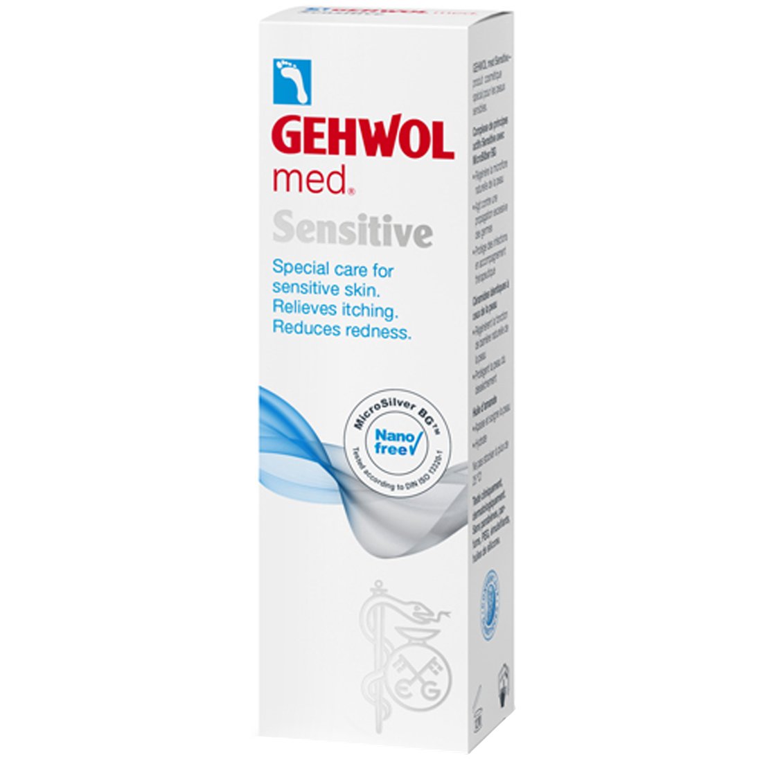 Gehwol Med Sensitive Κρέμα Ειδικής Φροντίδας για το Ευαίσθητο Δέρμα των Ποδιών με Microsilver 75ml