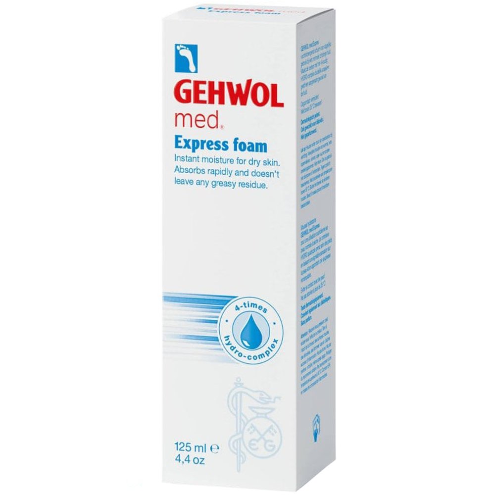 Gehwol Med Express Foam Ενυδατικός Αφρός Ποδιών για Καθημερινή Χρήση, για Κανονικά & Ξηρά Δέρματα 125ml