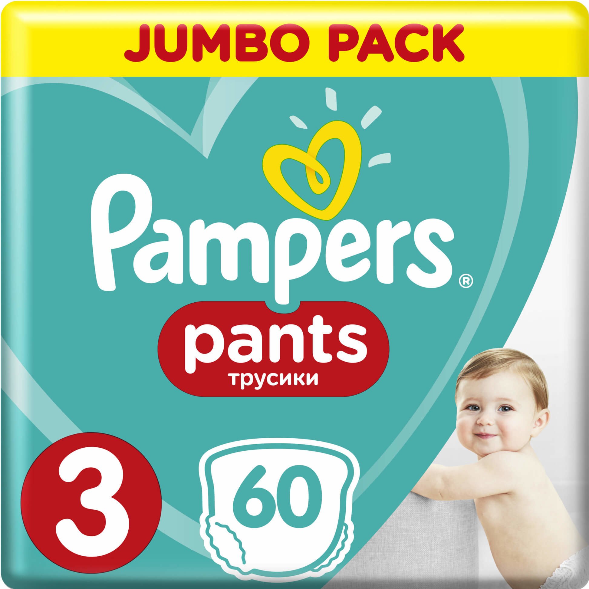 Pampers Pants Jumbo Pack No3 (6-11kg) 60 πάνες