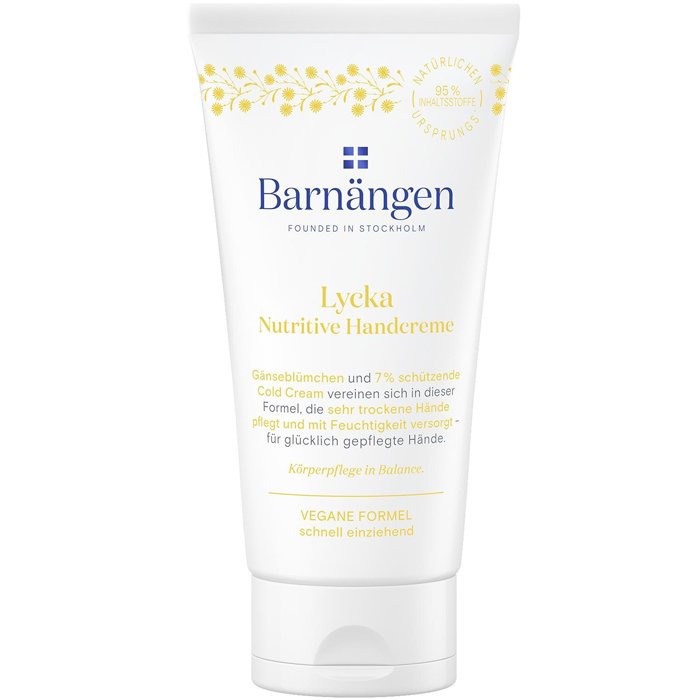 Barnangen Lycka Nutritive Ενυδατική Κρέμα 75ml,Ιδανική για Πολύ Ξηρά Χέρια