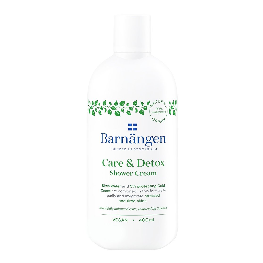 Barnangen Care & Detox Shower Cream Αφρόλουτρο για Αποτοξίνωση & Αναζωογόνηση της Επιδερμίδας 400ml