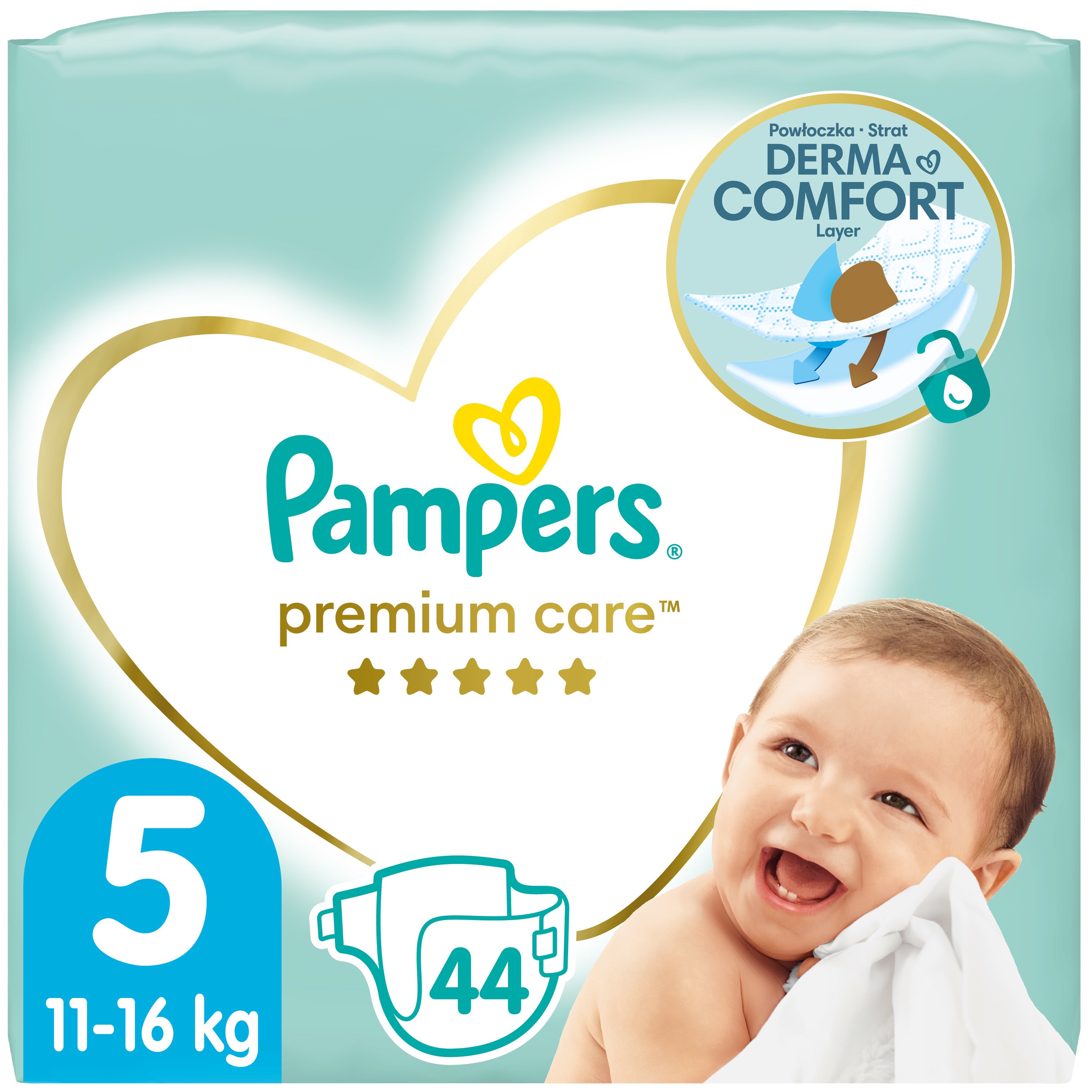 Pampers Premium Care No5 (11-16kg) 44 πάνες