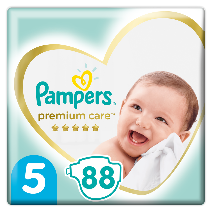 Pampers Premium Care No5 Maxi Plus (11-16kg) 88 πάνες