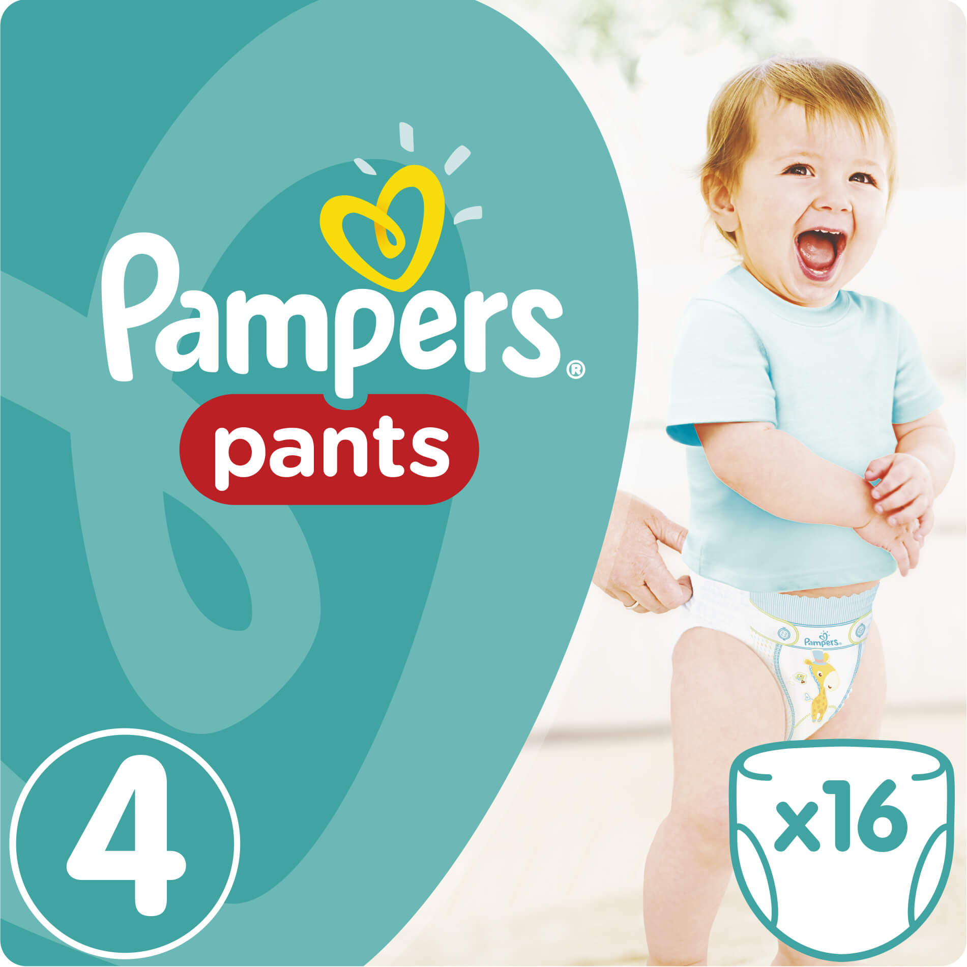 Pampers Pants No4 (9-14kg) 16 πάνες