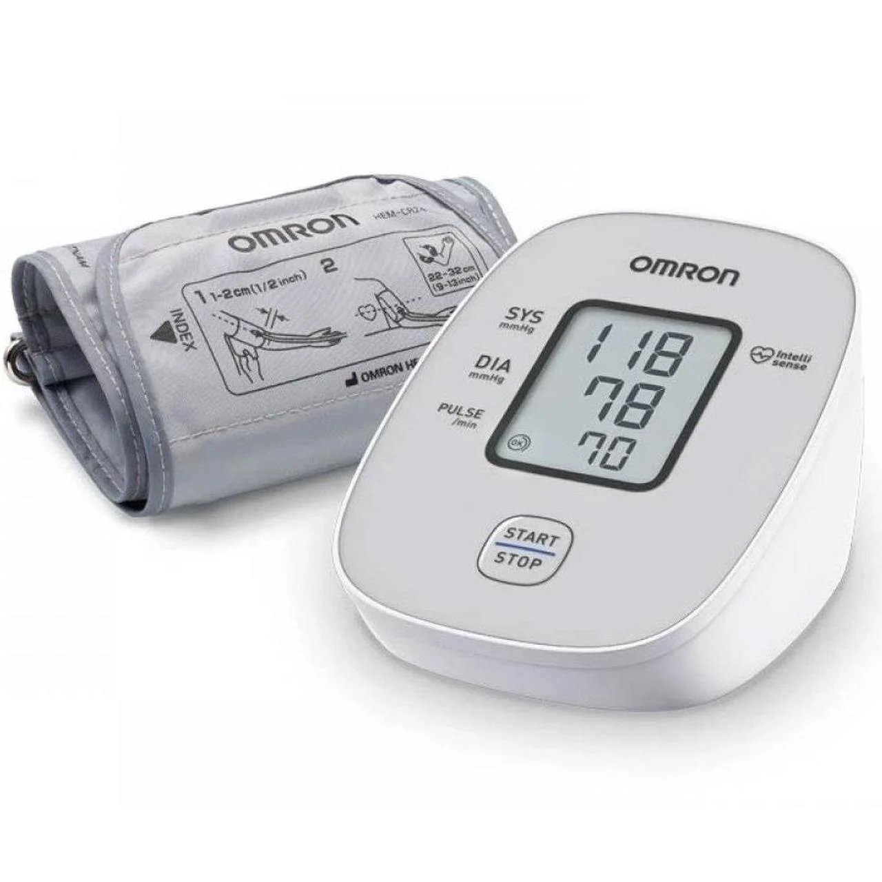 OMRON M2 Basic HEM-7121J Ψηφιακό Υπεραυτόματο Πιεσόμετρο Μπράτσου 1 Τεμάχιο