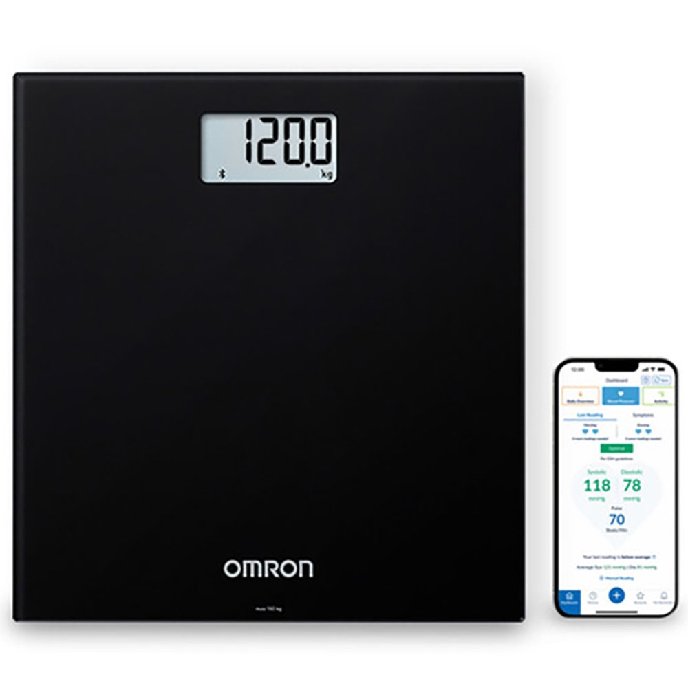 Omron Omron Intelli IT Connected Scale Ψηφιακή Ζυγαριά Μπάνιου Ακριβείας HN300T2, 1 Τεμάχιο