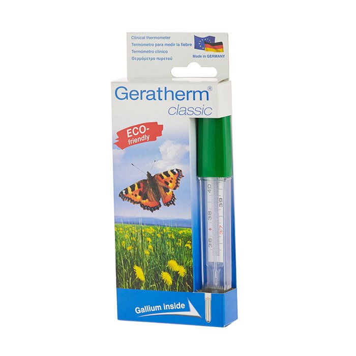 Ecofarm Geratherm Θερμόμετρο Πλακέ Οικολογικό 1 Τεμάχιο