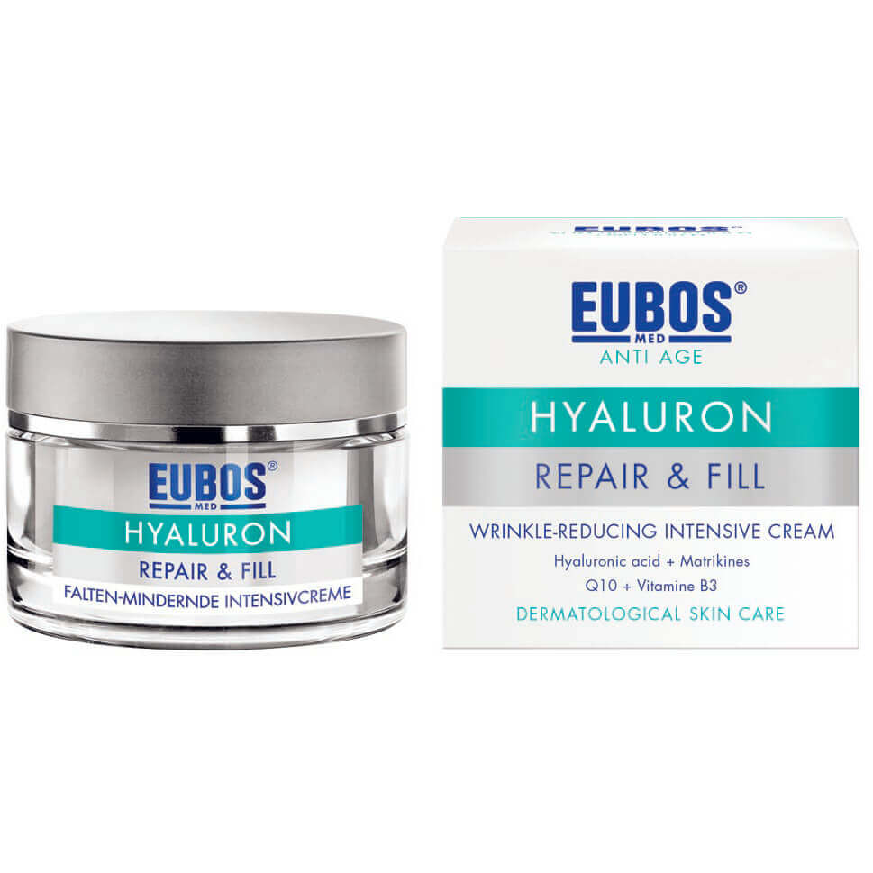 Eubos Sensitive Hyaluron Repair & Fill Creme Εντατική Κρέμα Κατά των Ρυτίδων με Υαλουρονικό Οξύ 50ml
