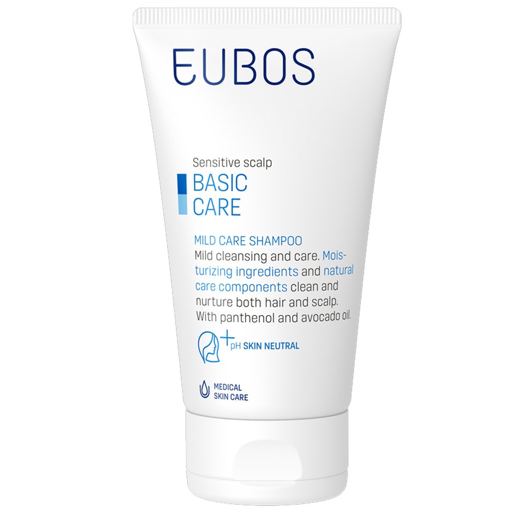 Eubos Basic Care Mild Shampoo Ενυδατικό Σαμπουάν Ουδέτερου Ph για Κανονικά Μαλλιά & Ευαίσθητη Επιδερμίδα 150ml