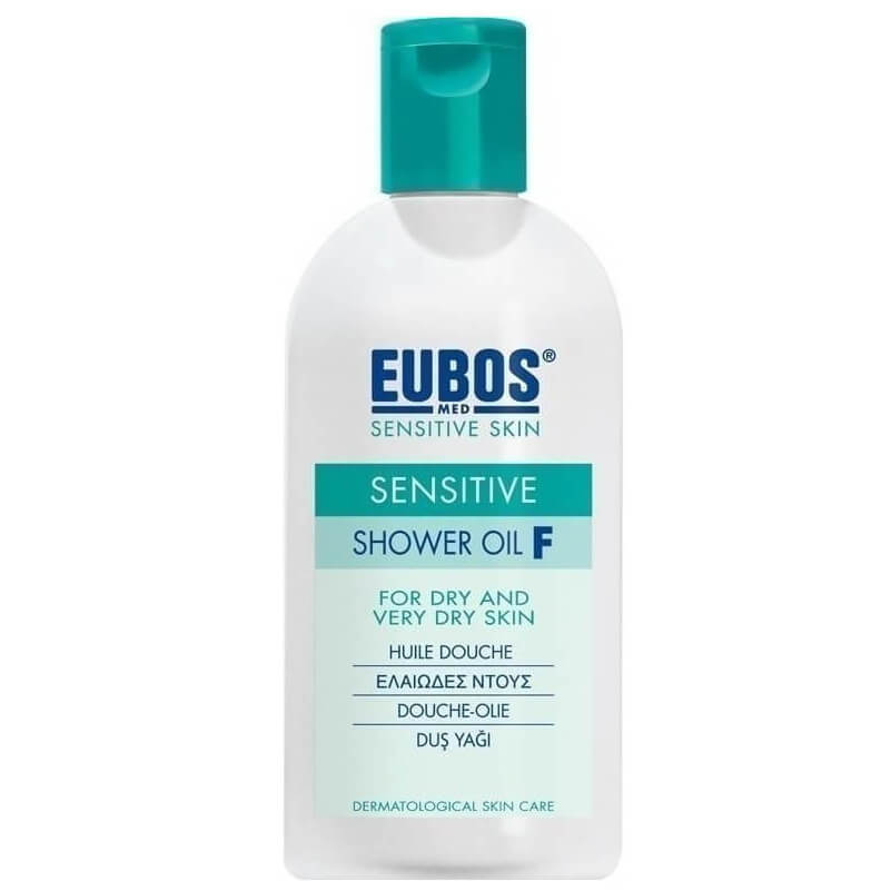 Eubos Sensitive Shower Oil F, Ελαιώδες Ντους για Ξηρό Πολύ Ξηρό Δέρμα 200ml