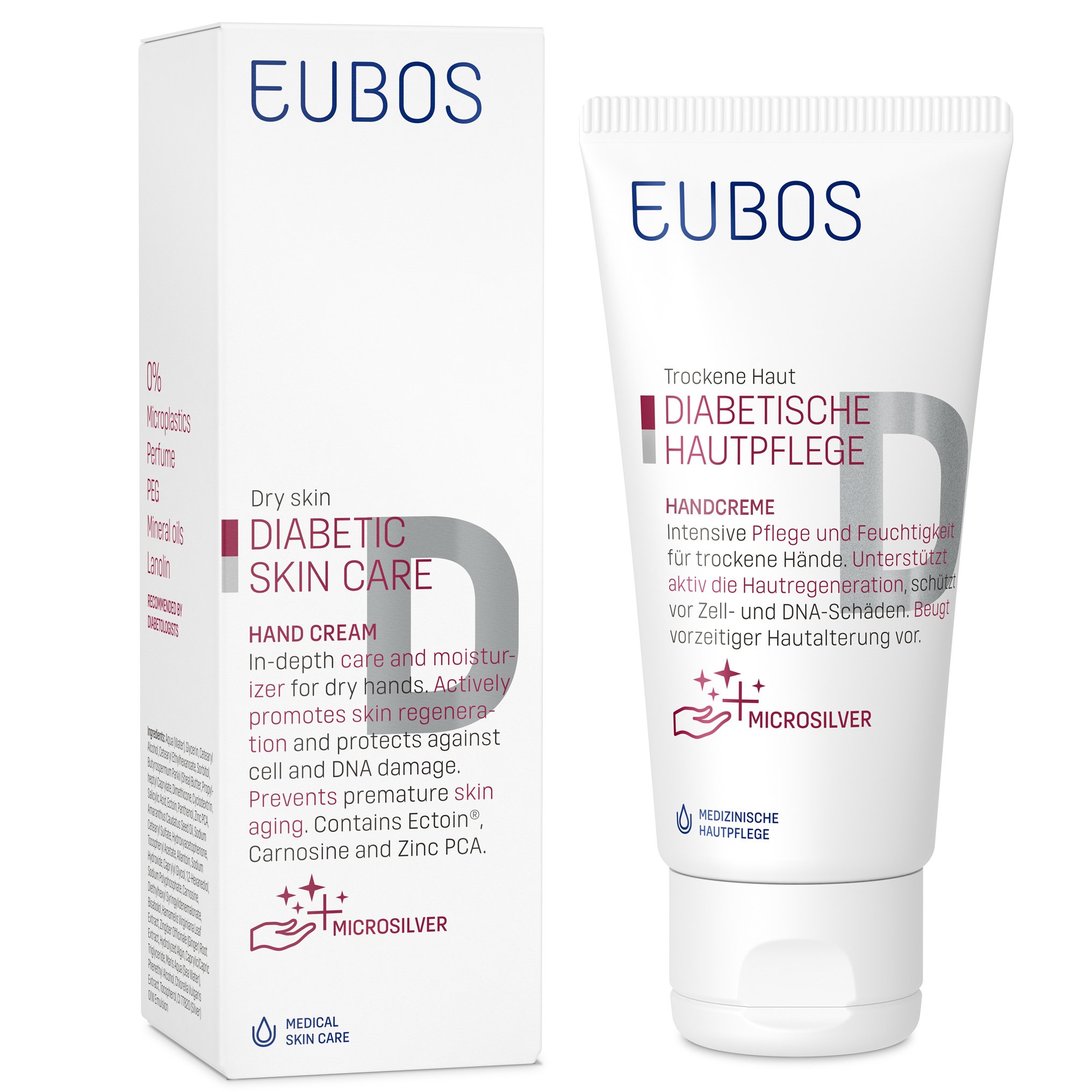 Eubos Diabetic Skin Care Hand Cream Αναζωογονητική Κρέμα Χεριών για Ξηρό Δέρμα 50ml