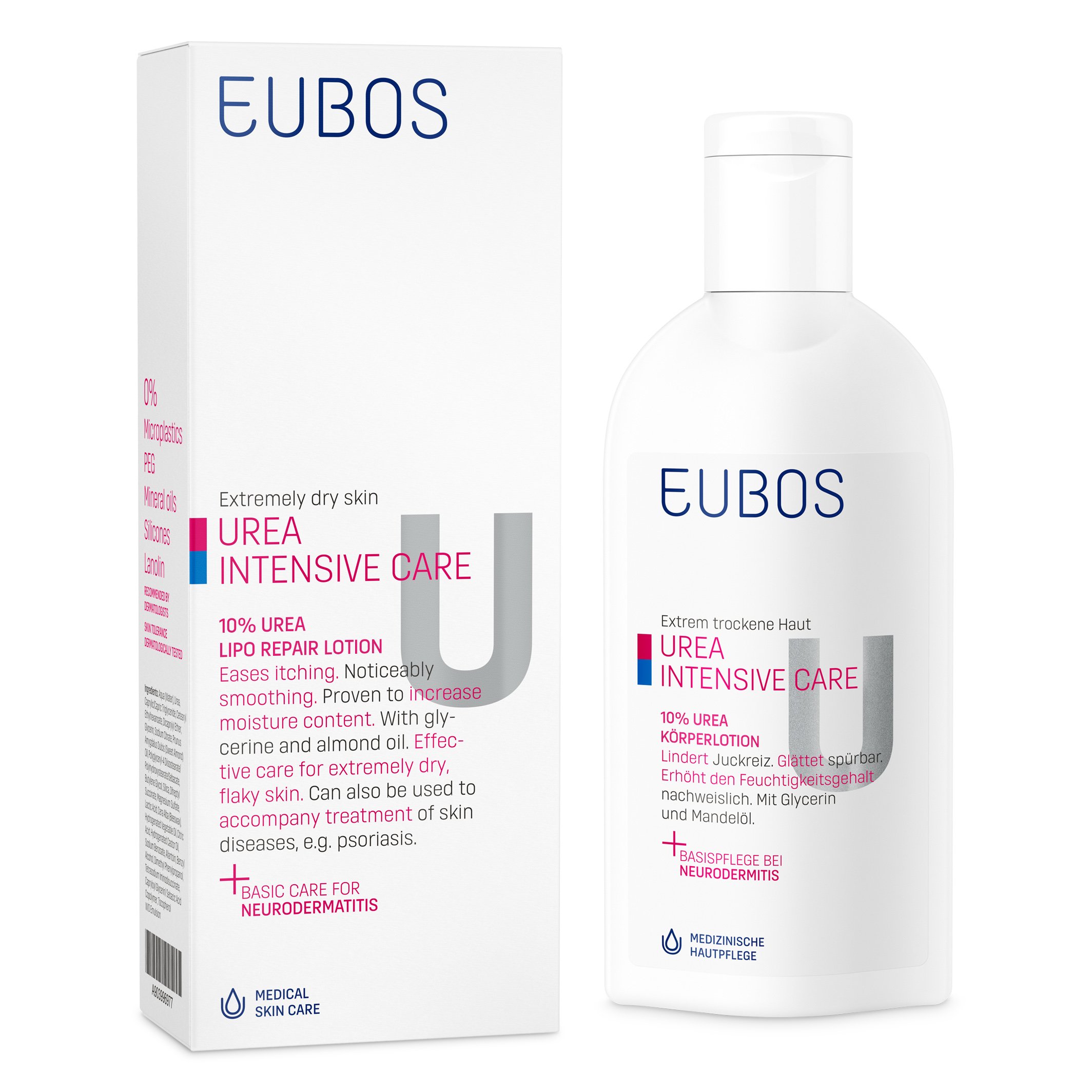 Eubos Urea 10% Lipo Repair Lotion Πλούσια Ενυδατική Λοσιόν Σώματος με Ουρία, Κατάλληλη για το Ξηρό Δέρμα 200ml