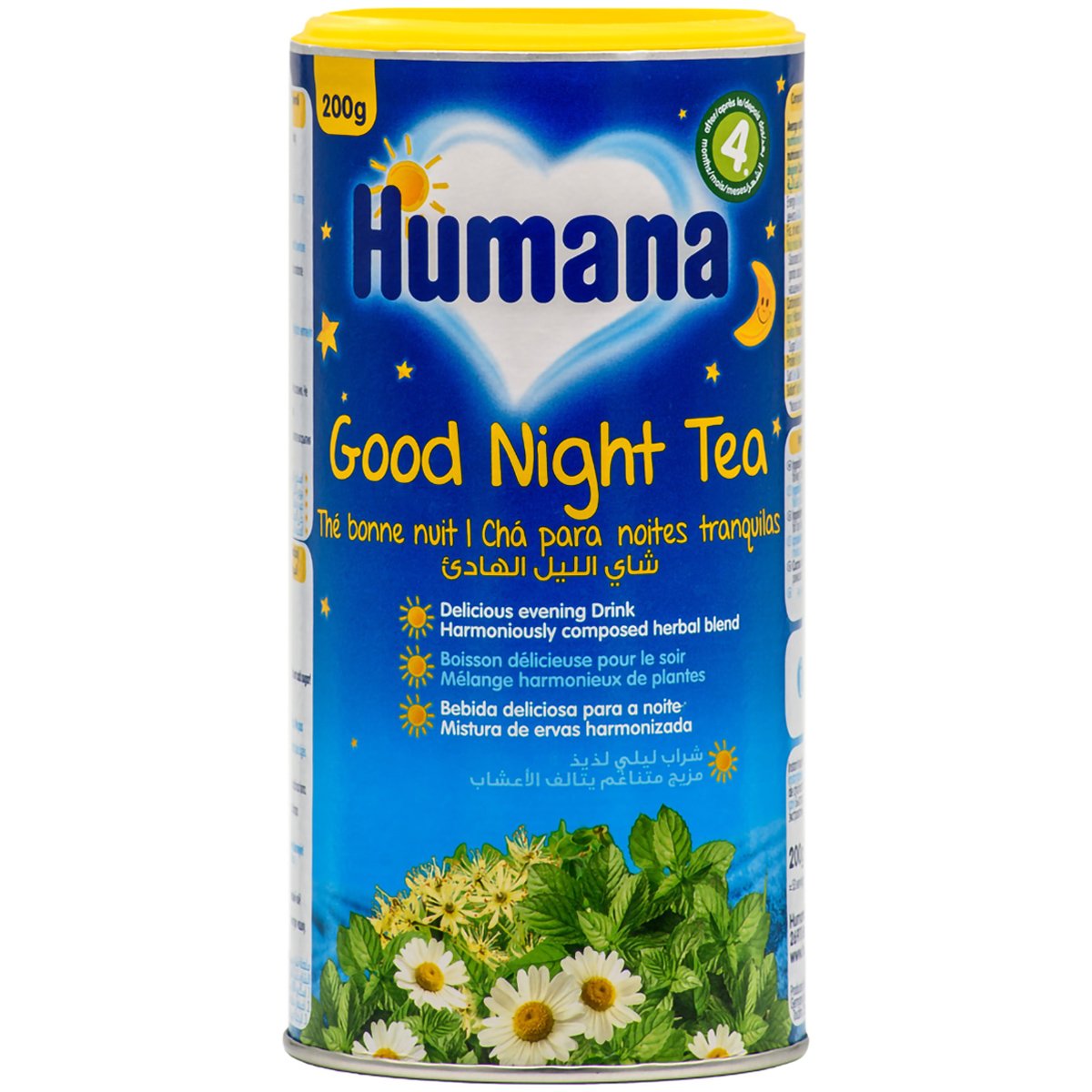 Humana Good Night Tea 4m+ Τσάι για Ήσυχο Ύπνο Μετά τον 4ο Μήνα 200g