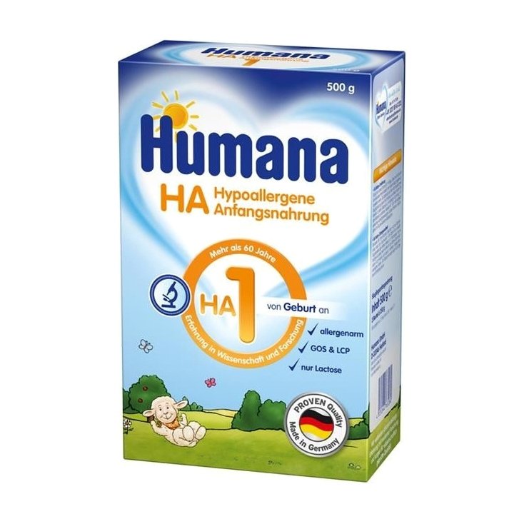 Humana HA 1 Υποαλλεργικό Γάλα για Βρέφη 500gr