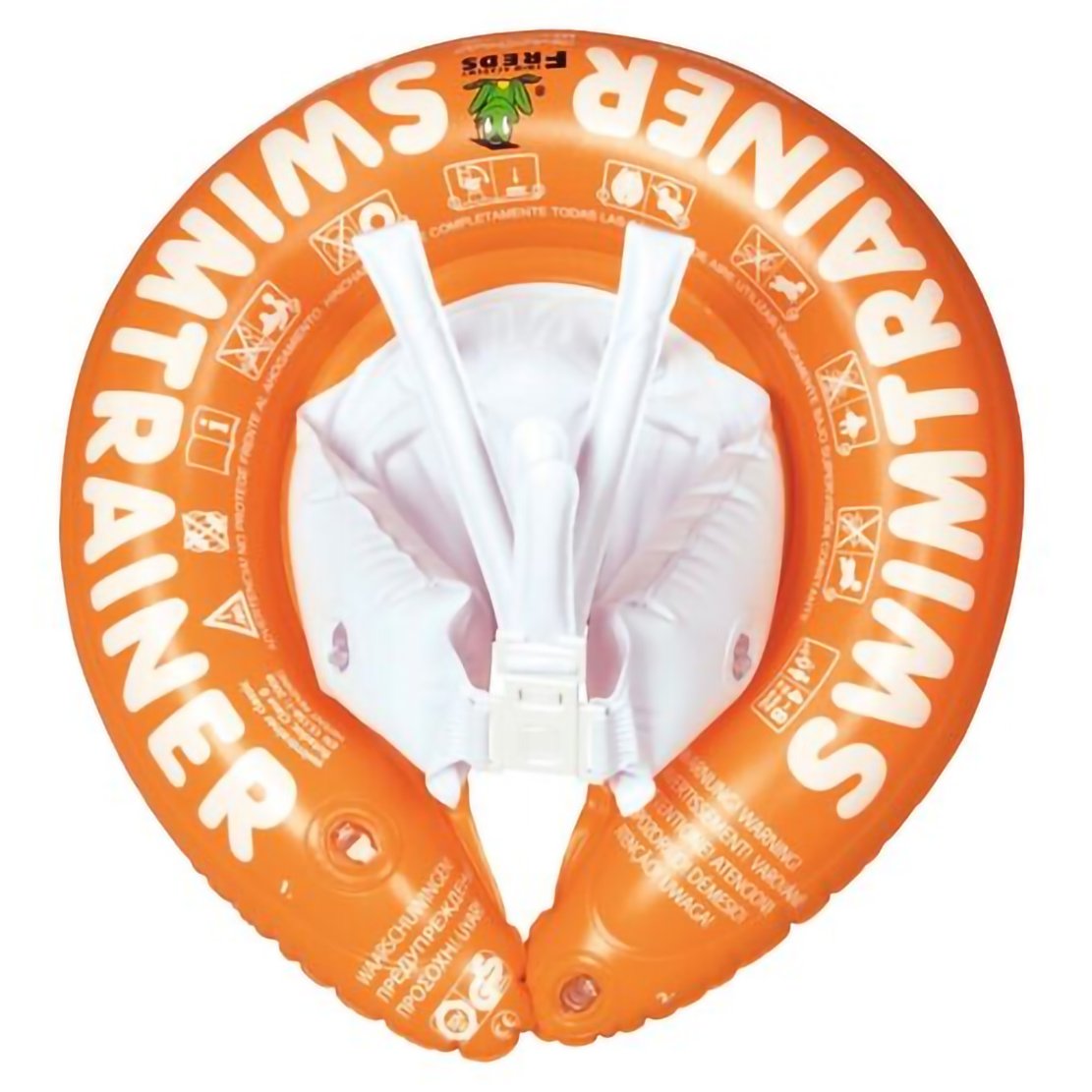 Freds Swim Academy Swimtrainer Classic Εκπαιδευτικό Σωσίβιο για την Εξοικείωση του Παιδιού με τη Κολύμβηση 2-6 Years 1 Τεμάχιο, Κωδ 04002 – Πορτοκαλί