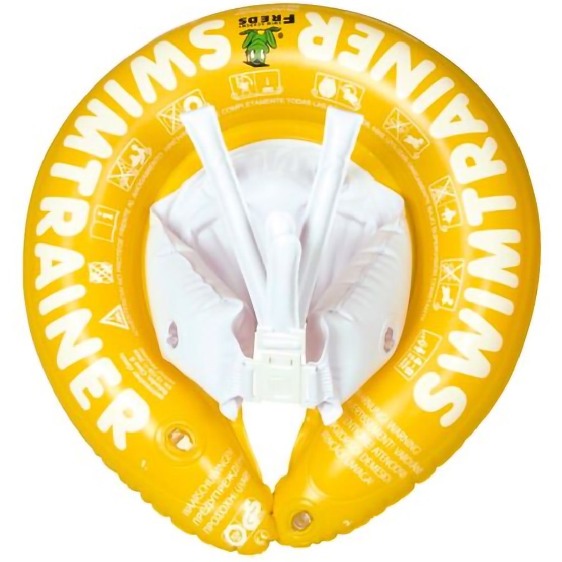 Freds Swim Academy Swimtrainer Εκπαιδευτικό Σωσίβιο για την Εξοικείωση του Παιδιού με τη Κολύμβηση 4-8 Years 1 Τεμάχιο, Κωδ 04003 – Κίτρινο