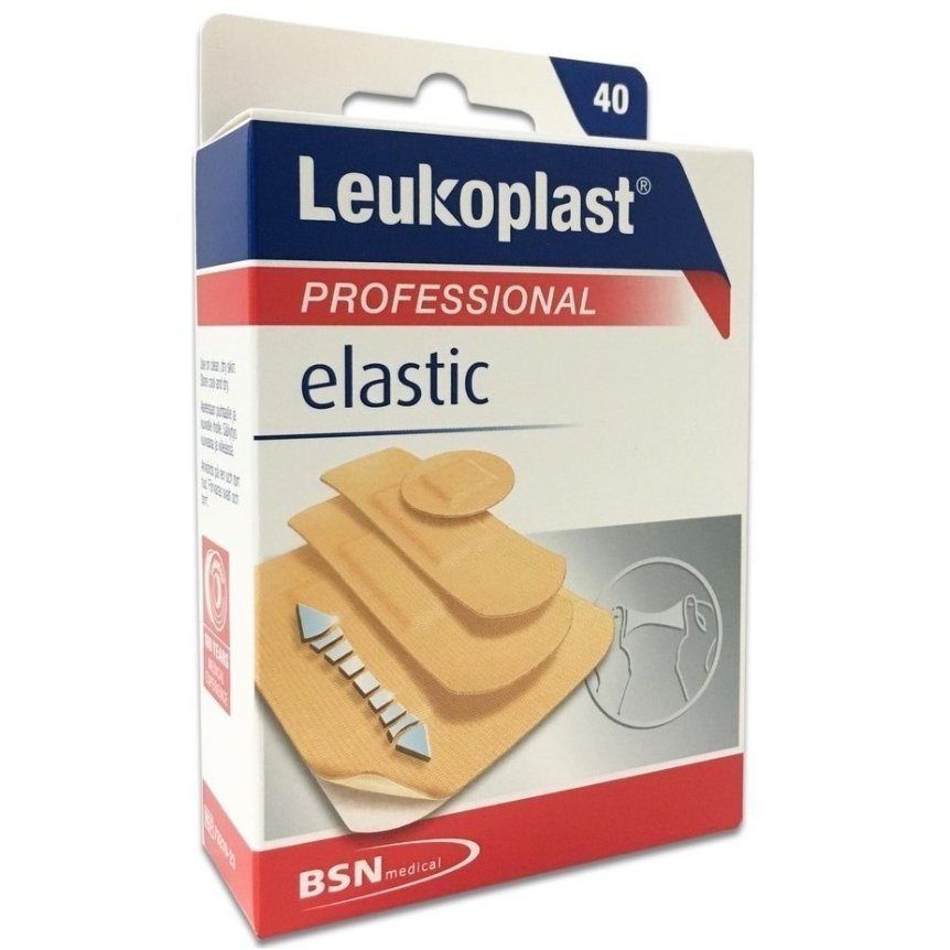 BSN Medical Leukoplast Professional Elastic Αυτοκόλλητα Επιθέματα σε 4 Διαφορετικά Μεγέθη 40 Τεμάχια