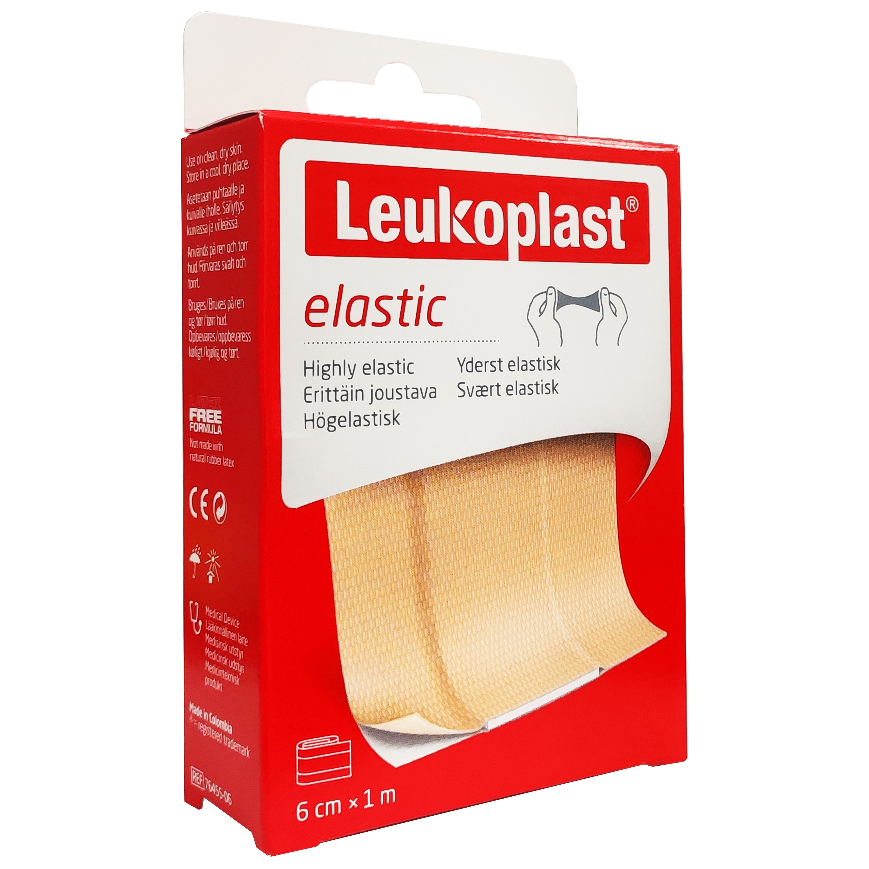 Leukoplast Elastic 6cmx1m Ελαστικό Επίθεμα για Μικροτραυματισμούς 1 Τεμάχιο