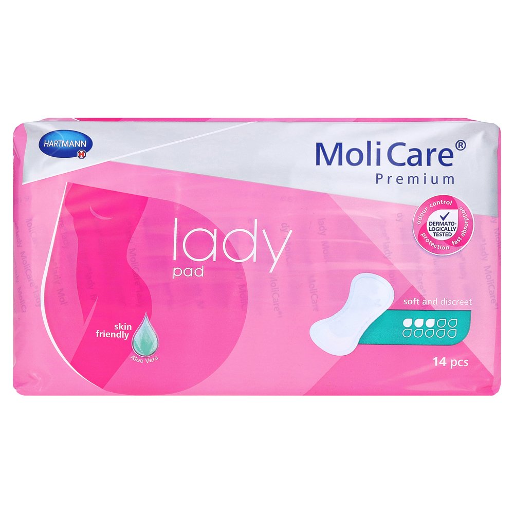 Hartmann MoliCare Premium Lady Pad Απορροφητικές Σερβιέτες για Ελαφριάς Μορφής Ακράτεια 14 Τεμάχια