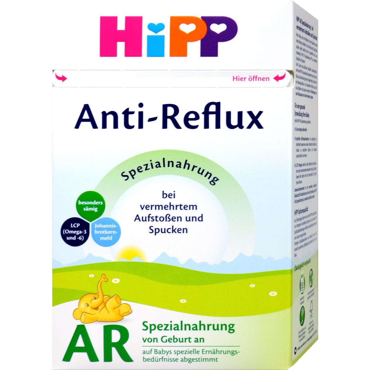 Hipp AR Anti Reflux Αντιαναγωγικό Γάλα Βοηθά σε Συχνές Ερυγές & Αναγωγές 500 gr