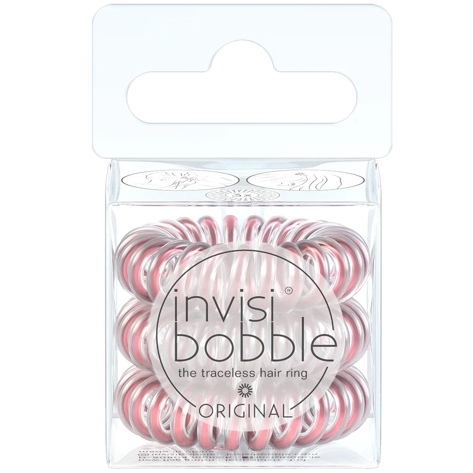 Invisibobble Original Bella Rosa Galaxy Λαστιχάκια Μαλλιών με Καινοτόμο Σχεδιασμό & Κορυφαία Ποιότητα 3 Τεμάχια