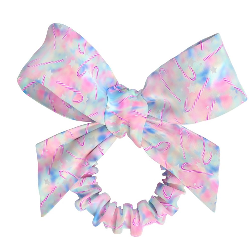 Invisibobble Kids Slim Sprunchie with Bow, Sweets for my Sweet Παιδικό Λαστιχάκι Μαλλιών με Φιόγκο & Υπέροχα Μοτίβα 1 Τεμάχιο