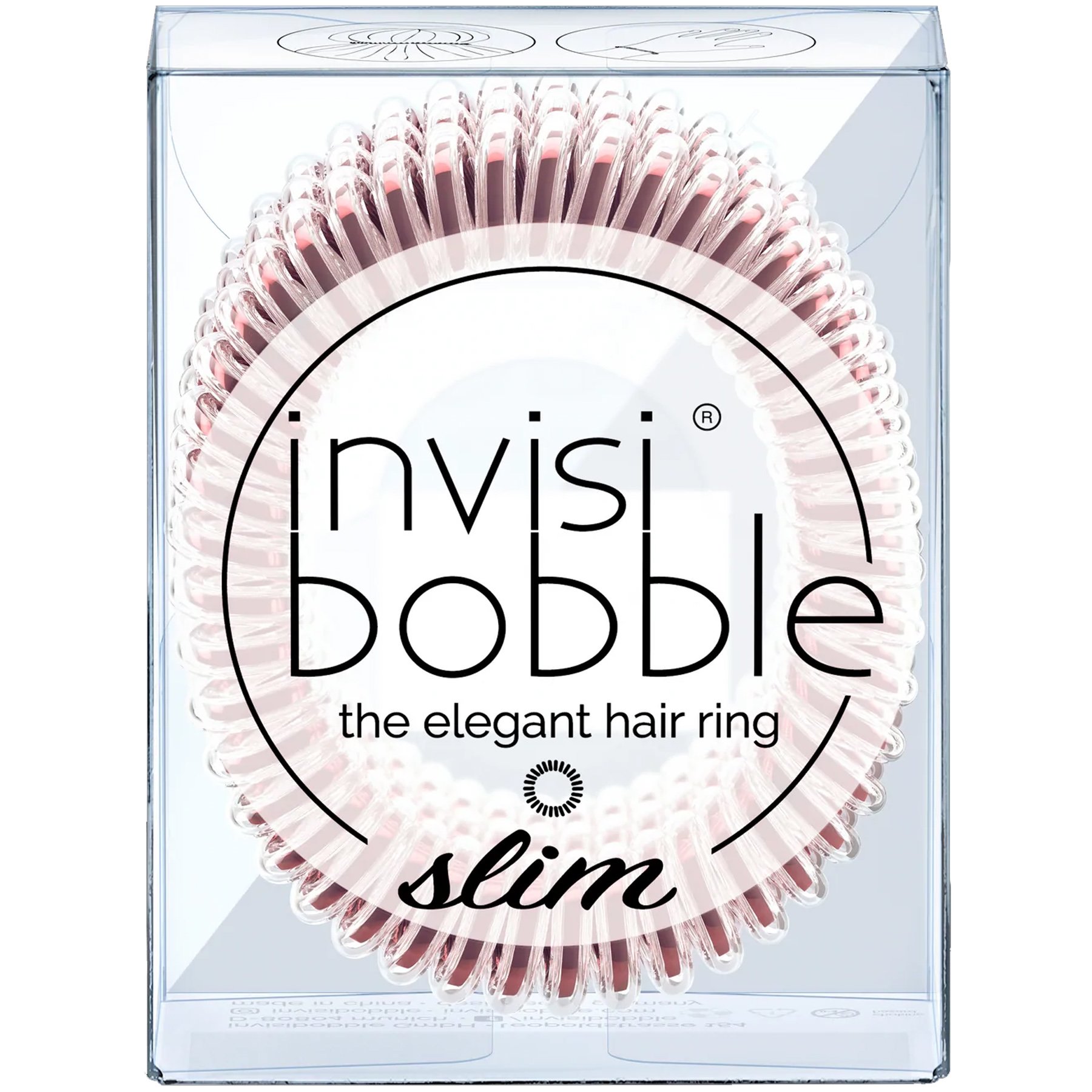 Invisibobble Slim Bella Rosa Galaxy Λαστιχάκια Μαλλιών με Καινοτόμο Σχεδιασμό & Κορυφαία Ποιότητα 3 Τεμάχια