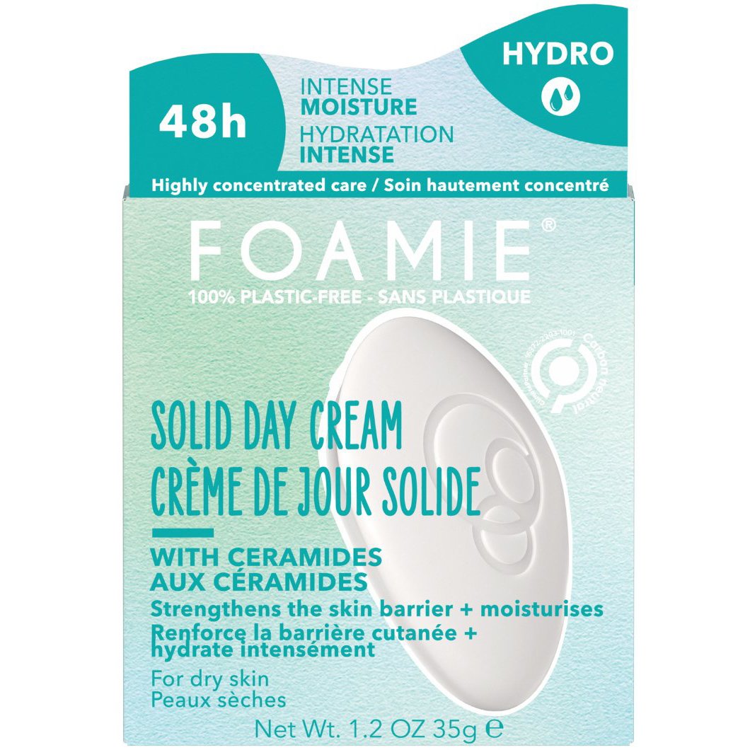 Foamie Solid Face Cream Bar Ενυδατική Κρέμα Ημέρας Προσώπου σε Μορφή Μπάρας για Αφυδατωμένες Επιδερμίδες 35g