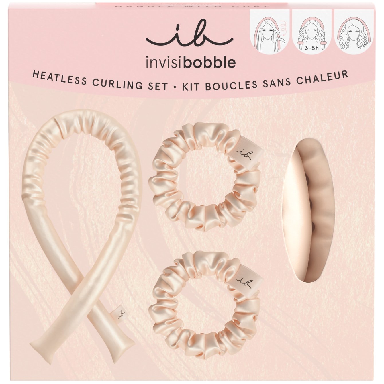 Invisibobble Handle with Curl Heatless Curling Set Σετ Μαλλιών για Μπούκλες Χωρίς τη Χρήση Θερμότητας