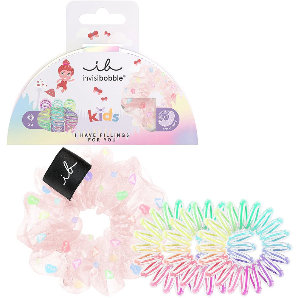 Invisibobble Promo Kids I Have Fillings For You Sprunchie 1 Τεμάχιο & Hair Spiral 3 Τεμάχια
