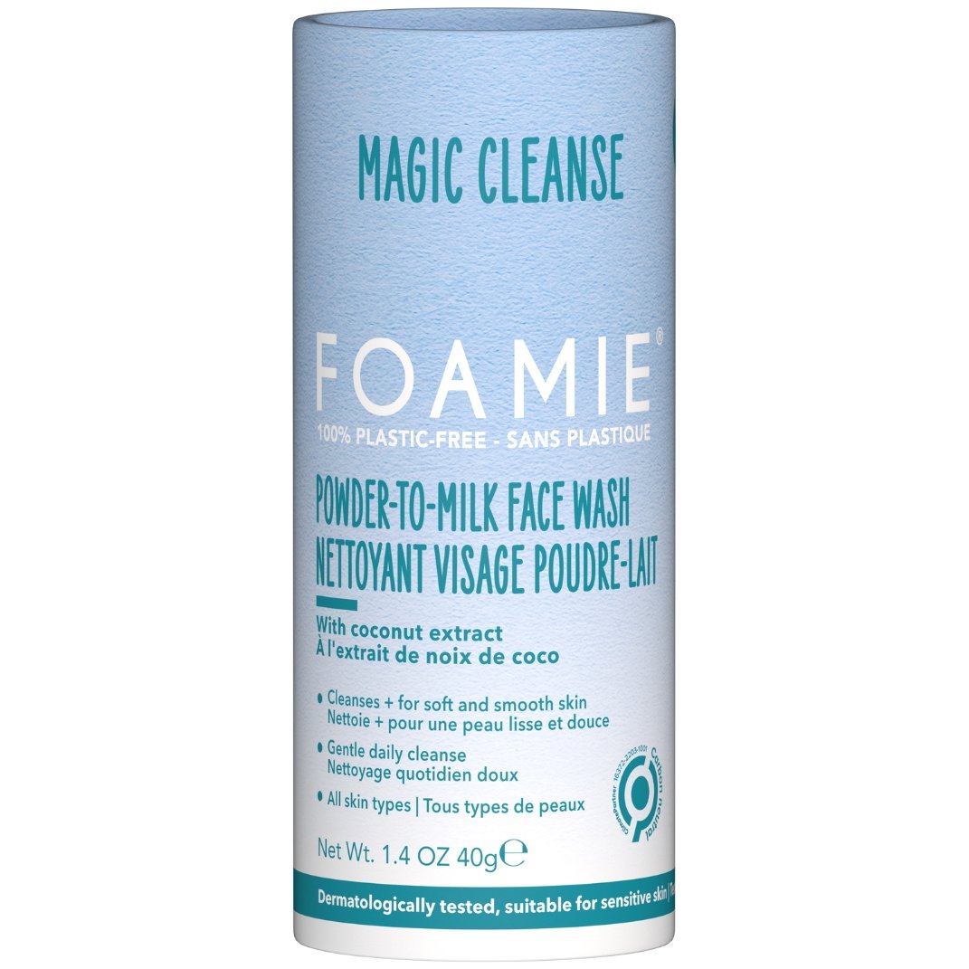 Foamie Foamie Magic Cleanse Powder-to-Milk Face Wash Αφρώδες Καθαριστικό Προσώπου σε Μορφή Πούδρας με Εκχύλισμα Καρύδας 40g