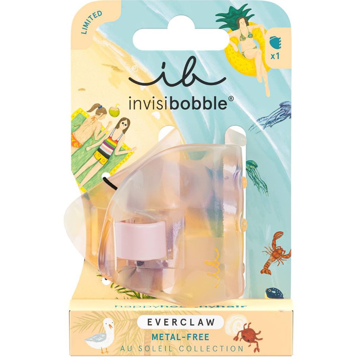 Invisibobble Invisibobble Everclaw Au Soleil Summer Glow Hair Claw Κλάμερ για τα Μαλλιά σε Συλλεκτική Έκδοση 1 Τεμάχιο