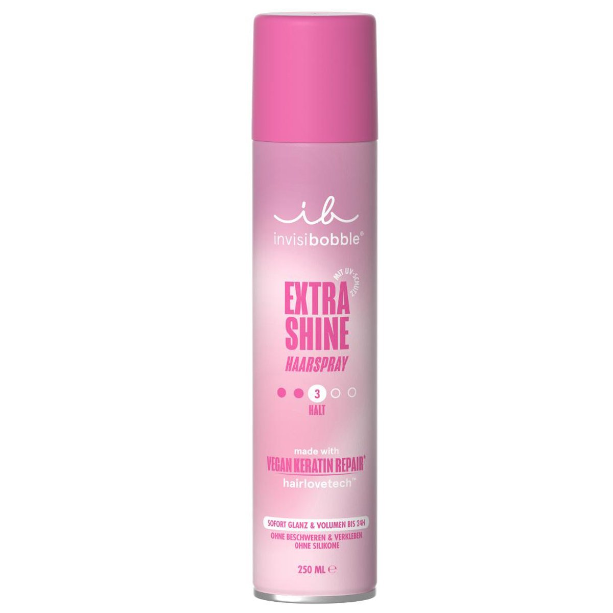 Invisibobble Hair Styling Extra Shine Hair Spray Μαλλιών για Άμεση Λάμψη & Κράτημα Μεγάλης Διάρκειας 250ml